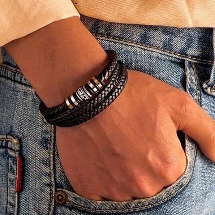 "To My Grandson" I Love You Bracelet